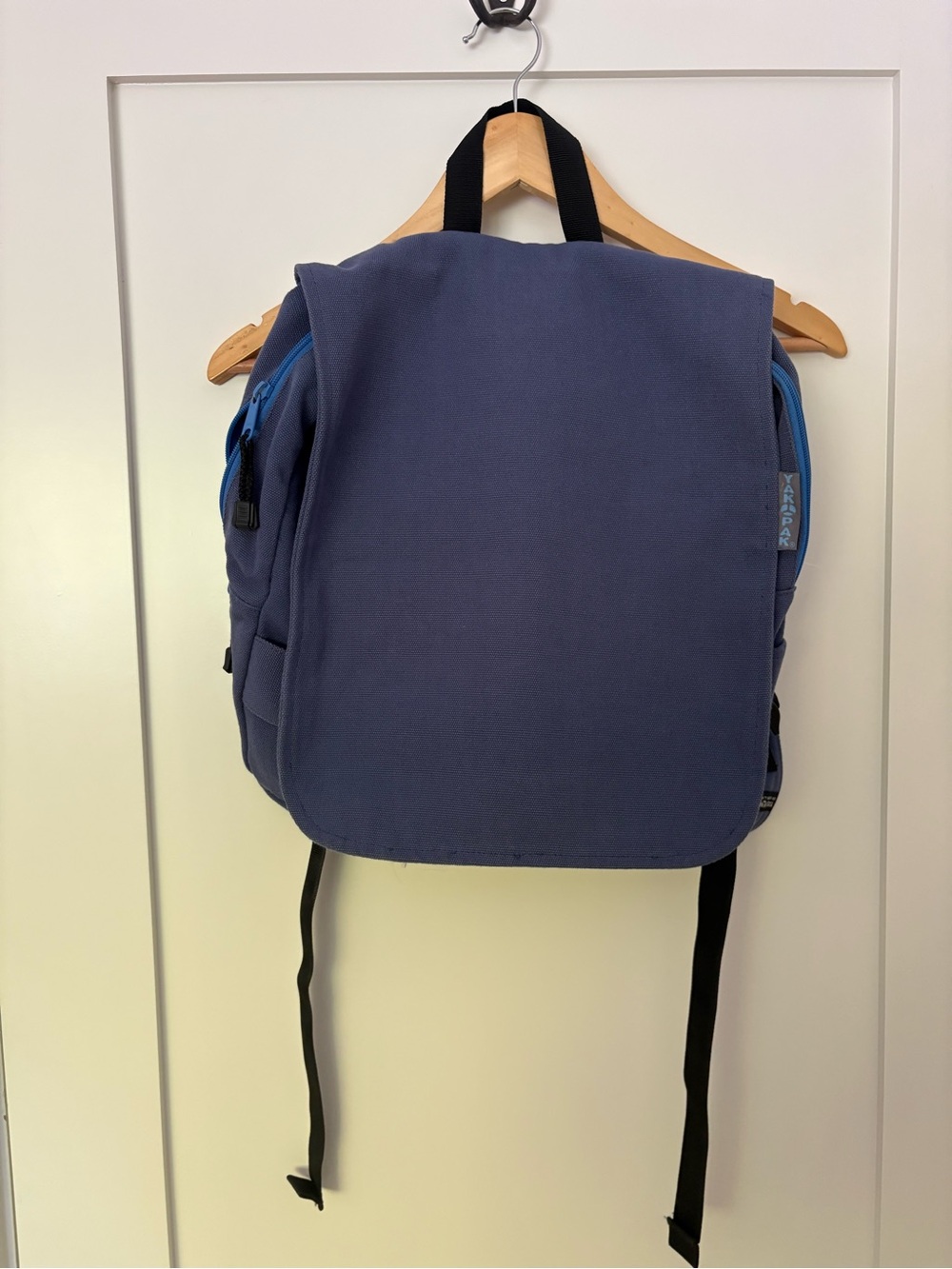 YakPak Y2K Blue Backpack Brooklyn NY Classic School Bag Durable Canvas